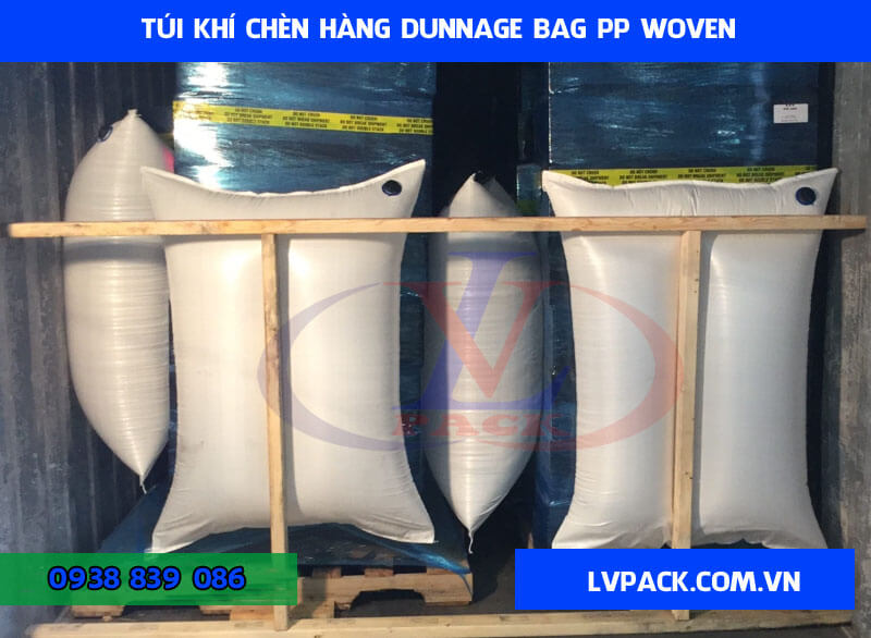 Túi Khí Chèn hàng container lạnh PP woven – size 1000x2200mm