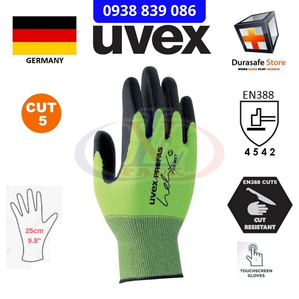Găng tay chống cắt Uvex