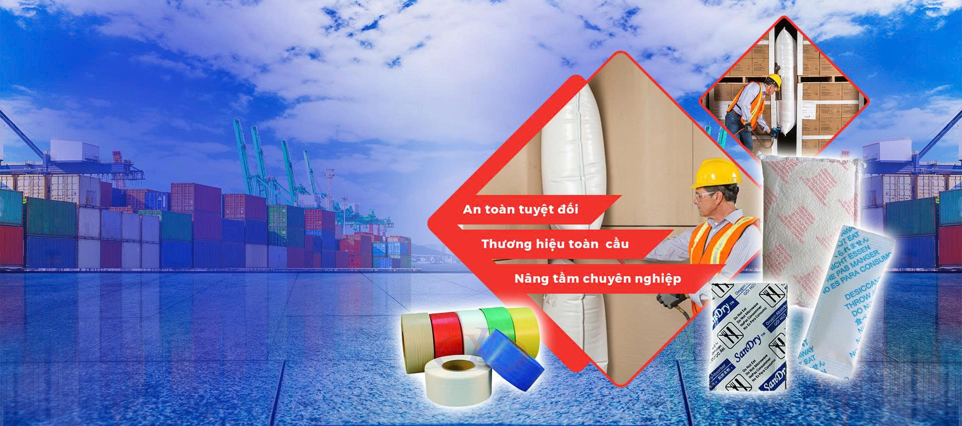 Vật liệu chèn lót container