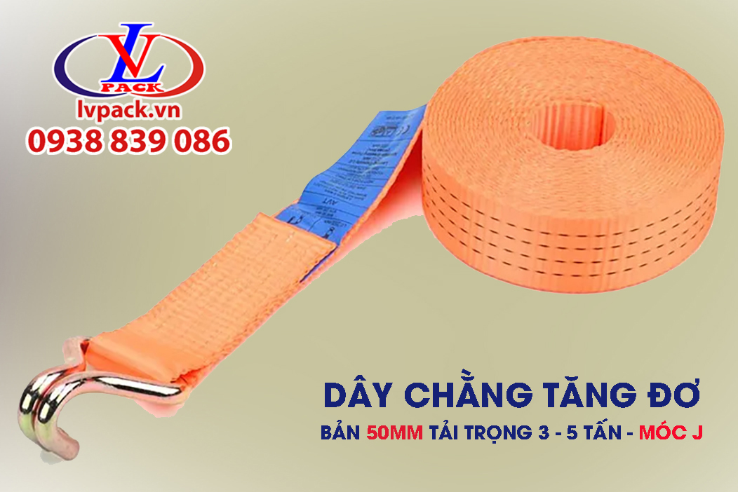 Dây chằng tăng đơ 50mm (Dây + Móc J)