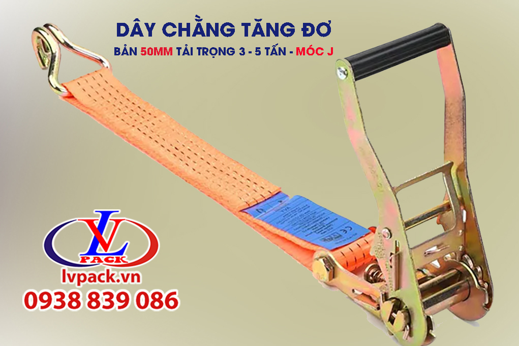 Dây chằng tăng đơ 50mm (Tăng đơ + dây + móc J)